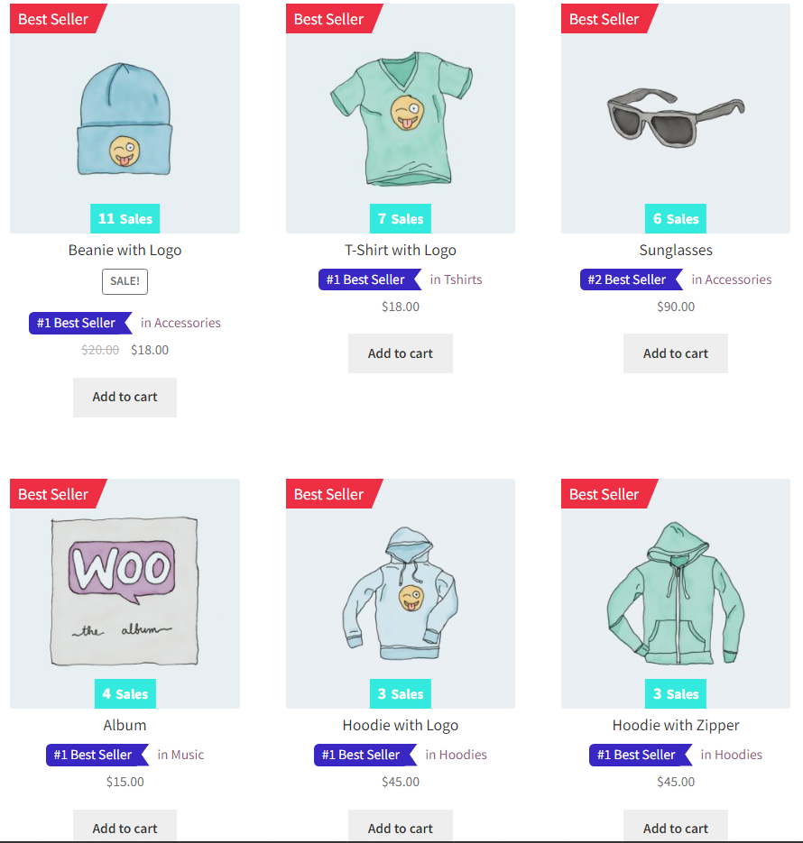 Best Seller Products for WooCommerce - 6