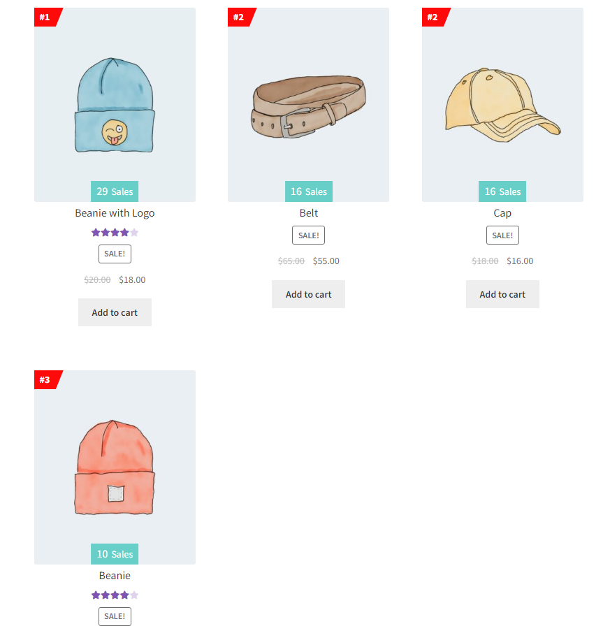 Best Seller Products for WooCommerce - 7