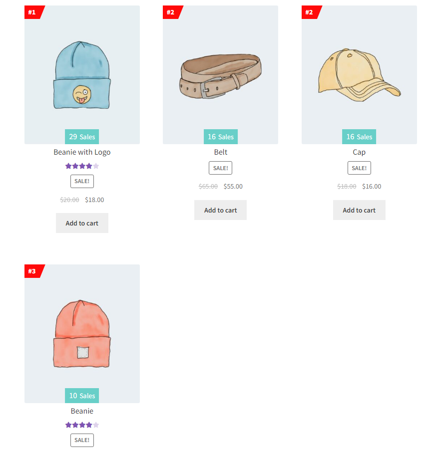 Best Seller Products for WooCommerce - 3