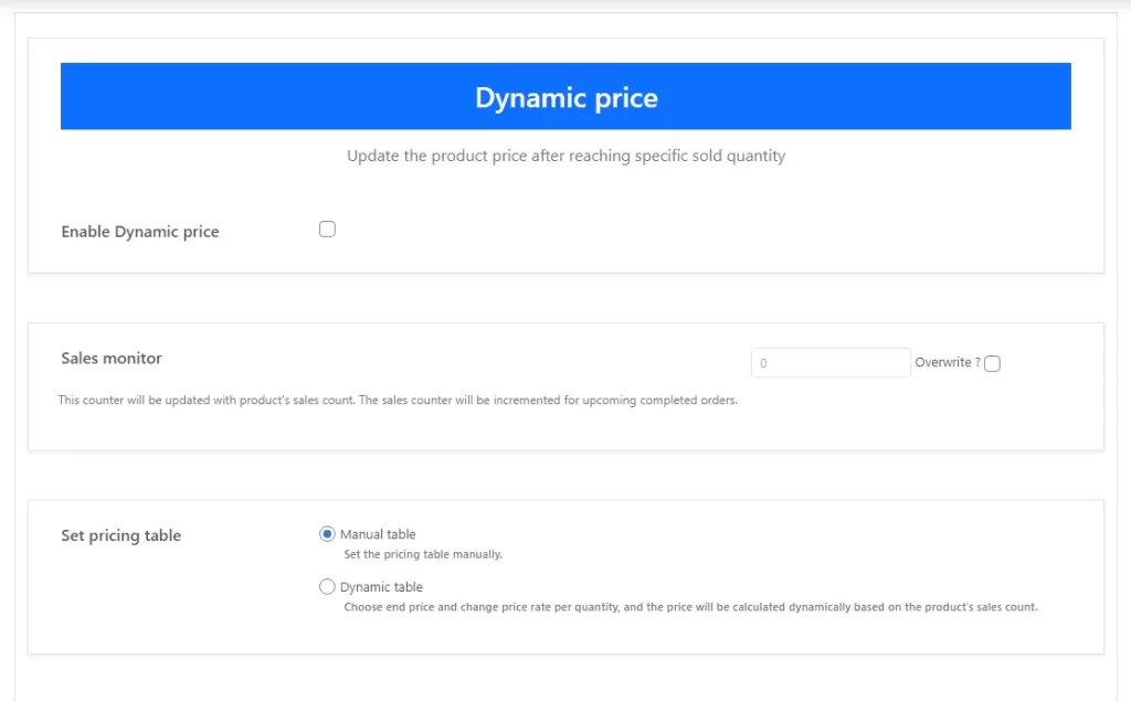 woo advanced pricing table