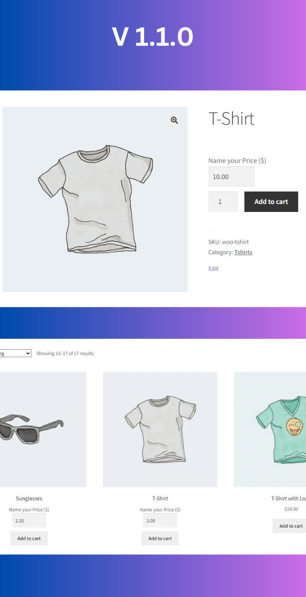 woocommerce advanced pricing -  discount & quantity swatches plugin - name your price products